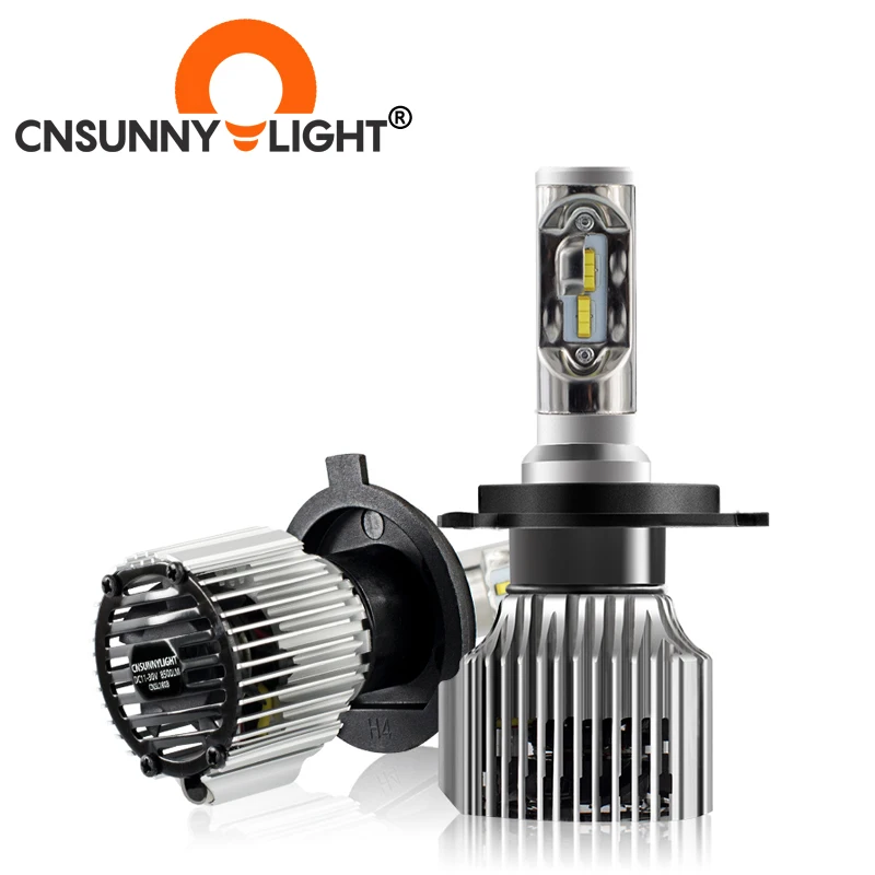 Cnsunnylight водить автомобиль Фары для авто все в одном H7 H11 H1 880 H3 9005 9006 9012 5202 72 Вт 8500LM H4