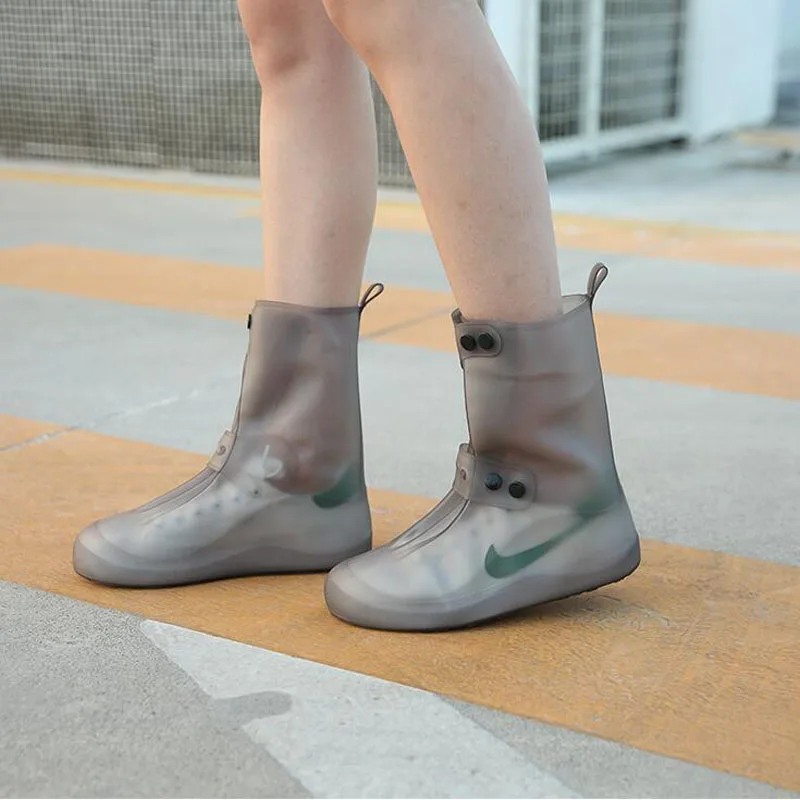 Boots Waterproof Shoe Cover Silicone Material Unisex Shoes Protectors Rain Boots for Indoor Outdoor Rainy Days Reusable