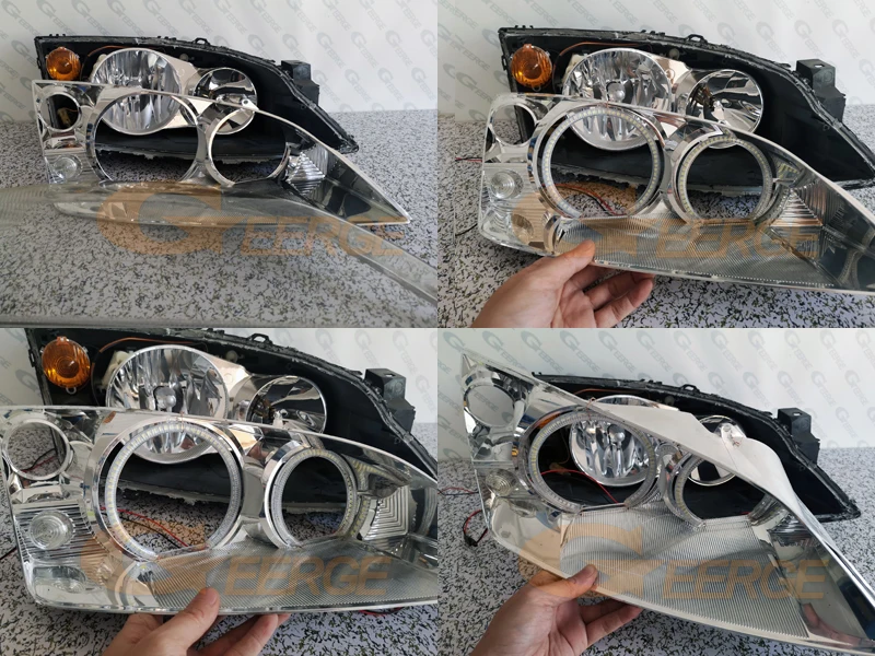 Для Ford Mondeo MK3 2000-2007 салон отличные ангельские глазки Ультра яркое освещение smd комплект светодиодов «глаза ангела»