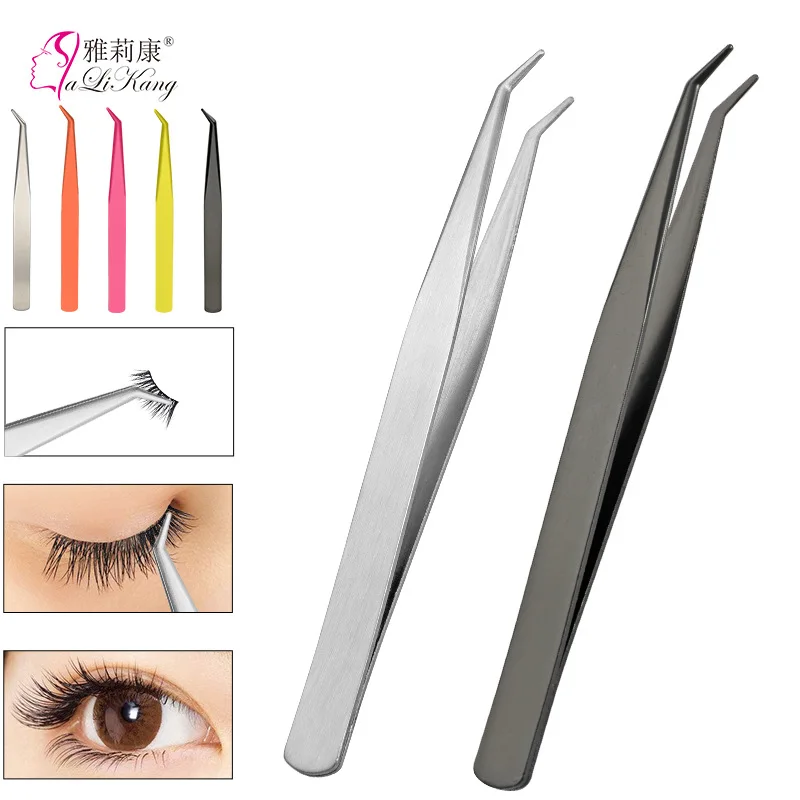 

Stainless Steel Tweezers False Eyelash Aid Aid Eyelash Curler Eyebrow Curler Beauty Tool