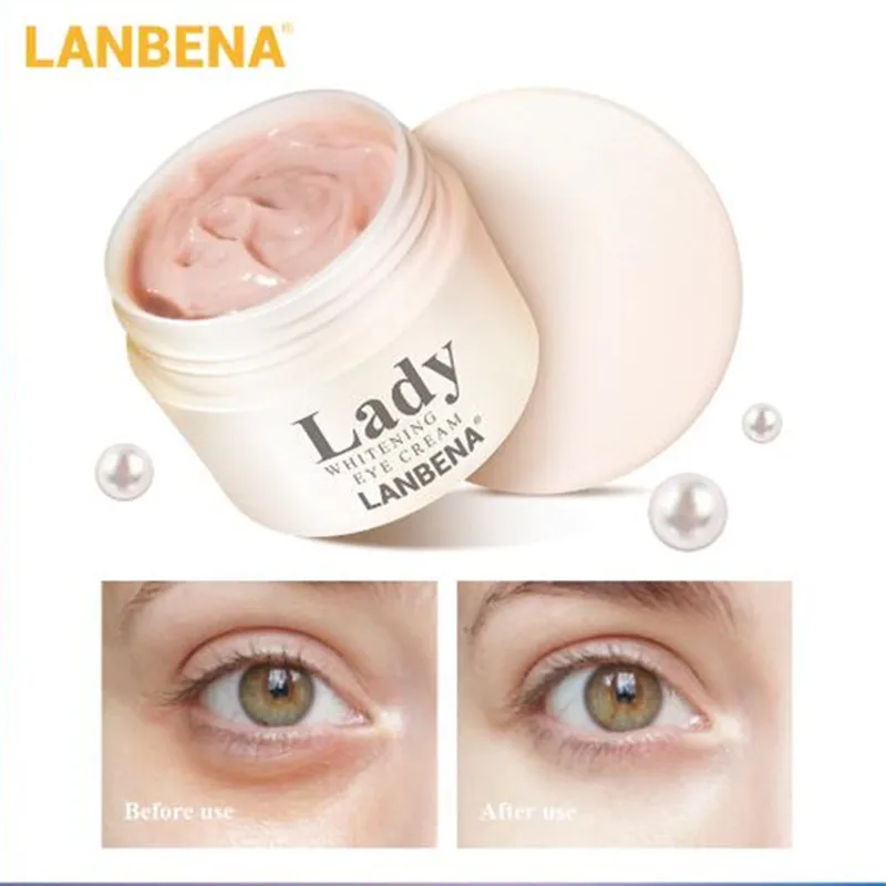 

LANBENA Whitening Eye Cream Dark Circles And Eye Bags Remover Cream Ageless Eye Cream Anti Wrinkles Anti Aging Eye Whitening New
