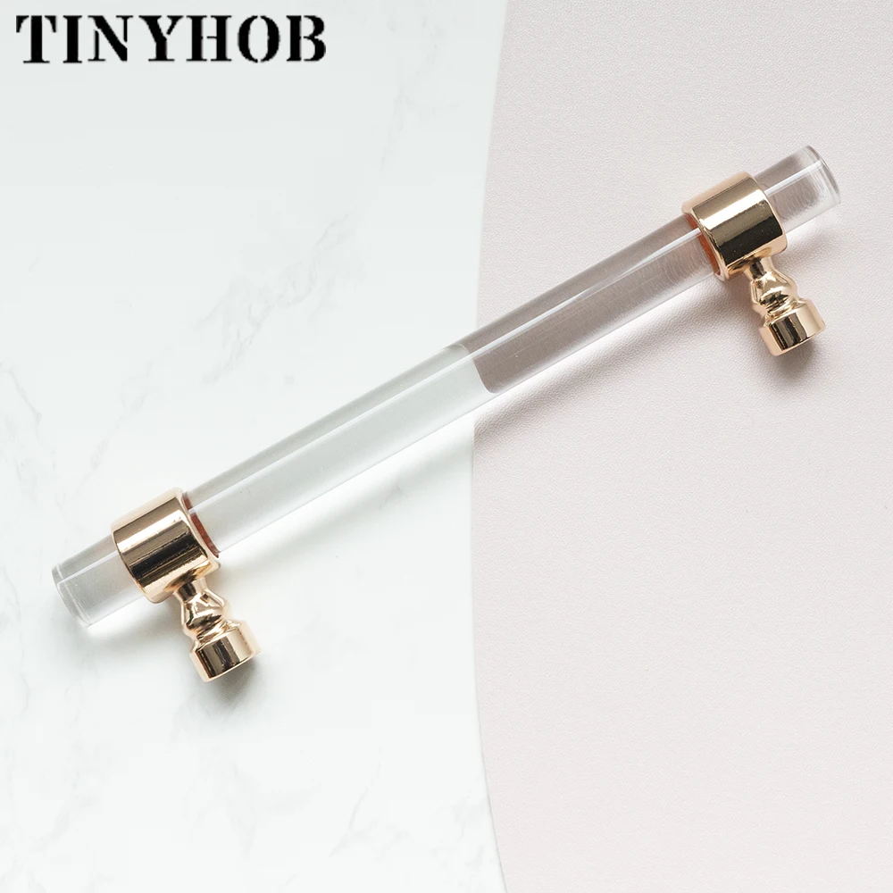 Акриловые ручки для ящиков различных размеров Т образная ручка в современном