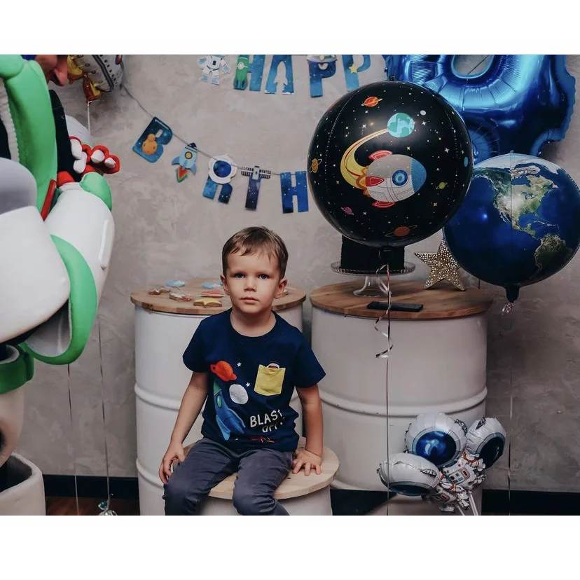 Воздушные шары из фольги в виде астронавта для вечеринки космосе | Дом и сад