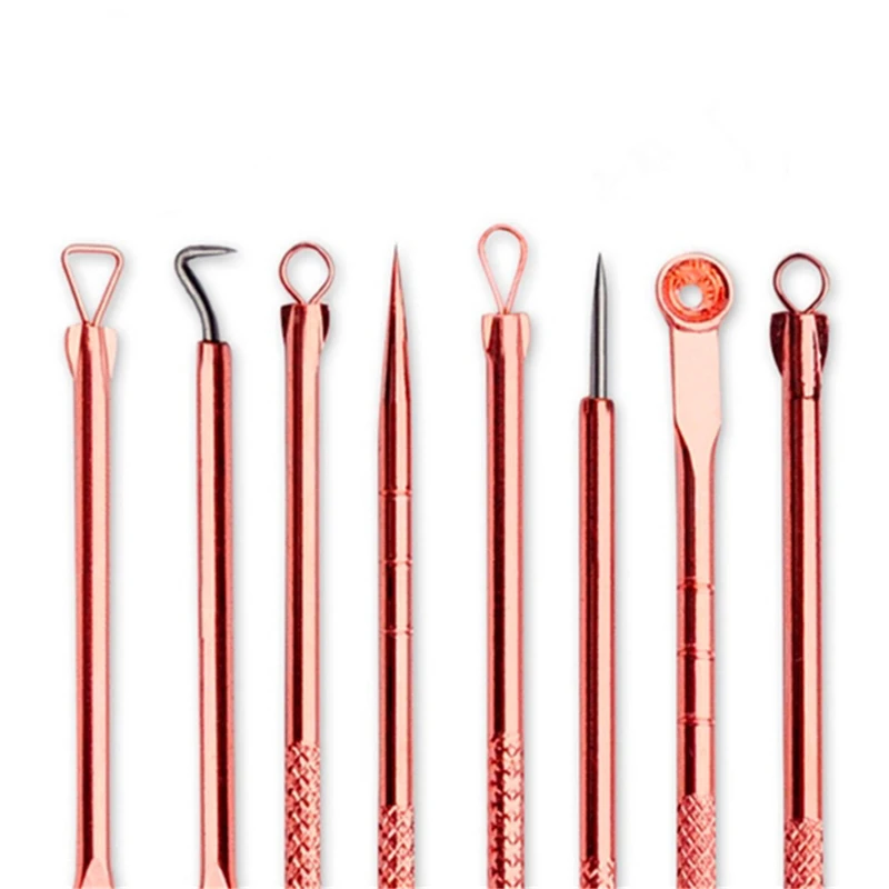 

4PCS Pro Blackhead Remover Tool Kit Pimple Acne Removal Clip Needle Face Care Blemish Black head Extractor