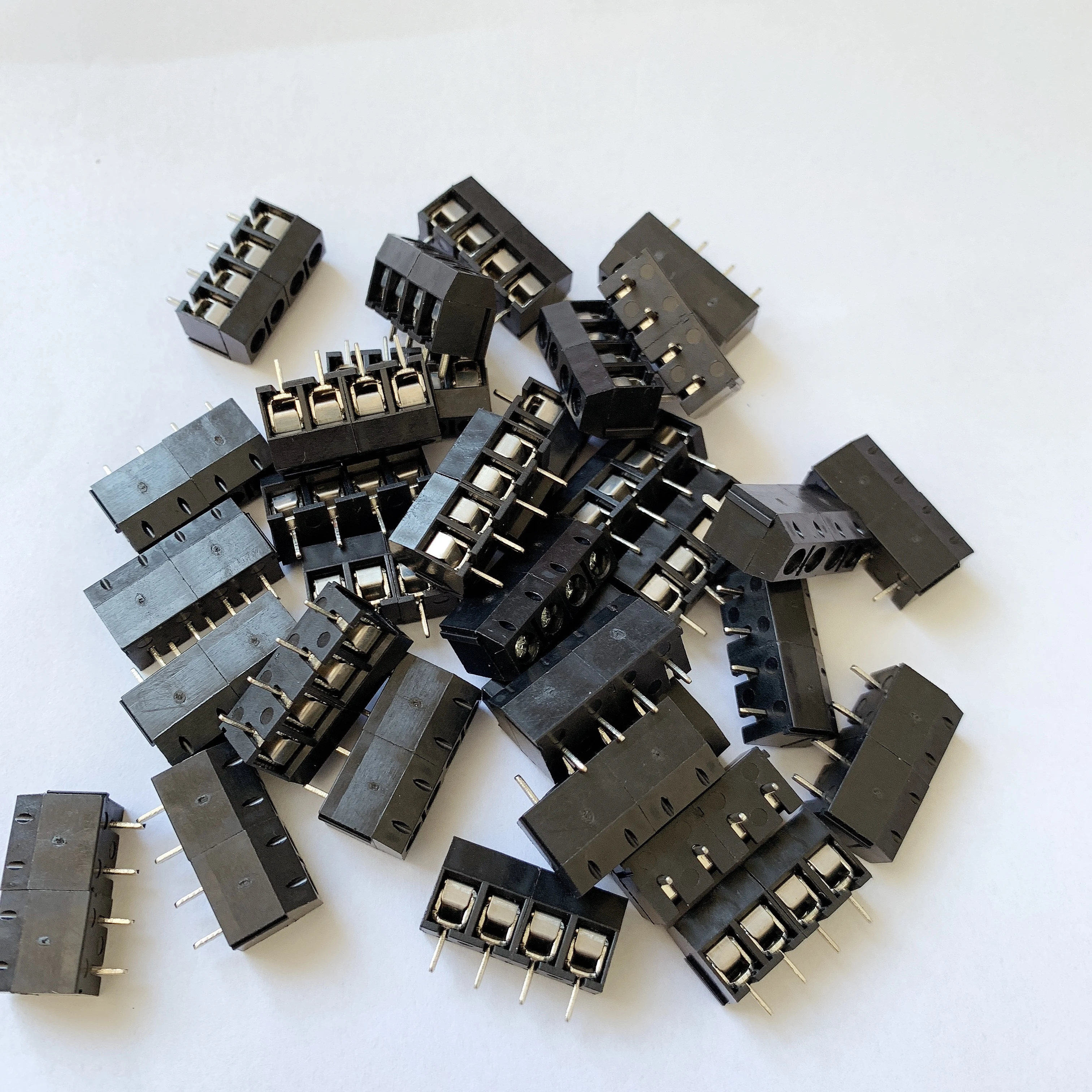 10 шт./лот Сращивание винт типа PCB расстояние между клеммами 5 0 медная ножка