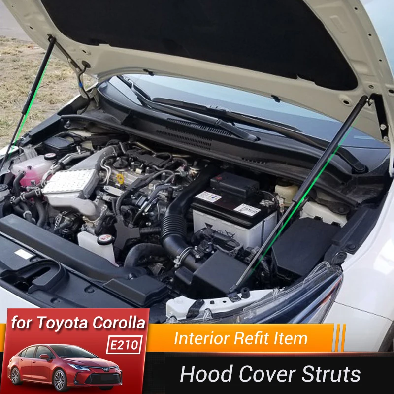 For Toyota Corolla 2018 2019 2020 E210 12TH Refit Engine Hood Spring Shock Lifting Strut Bars Support Hydraulic Rod Car-styling |