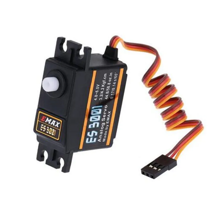 Emax фиксированное крыло 43g пластиковый зуб Аналоговый сервопривод цифровой