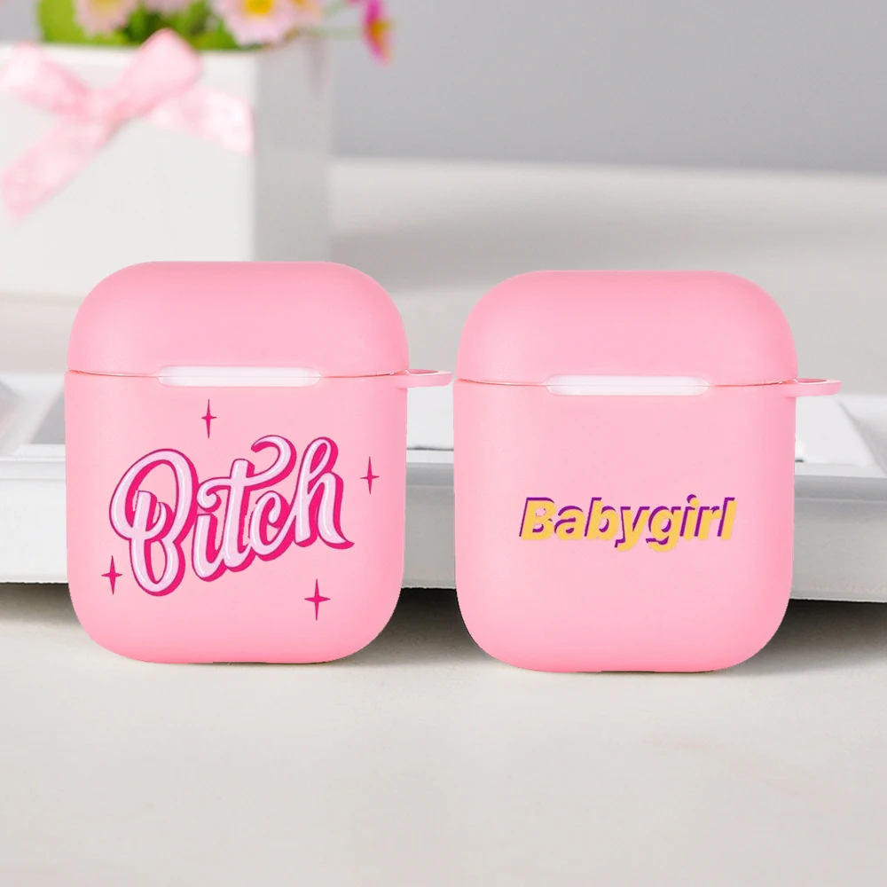 

Silicone cover for Airpods 1/2 Earphone Luxury fashion letter love pattern soft Fundas Airpods Case Air Pods Charging Box Bags