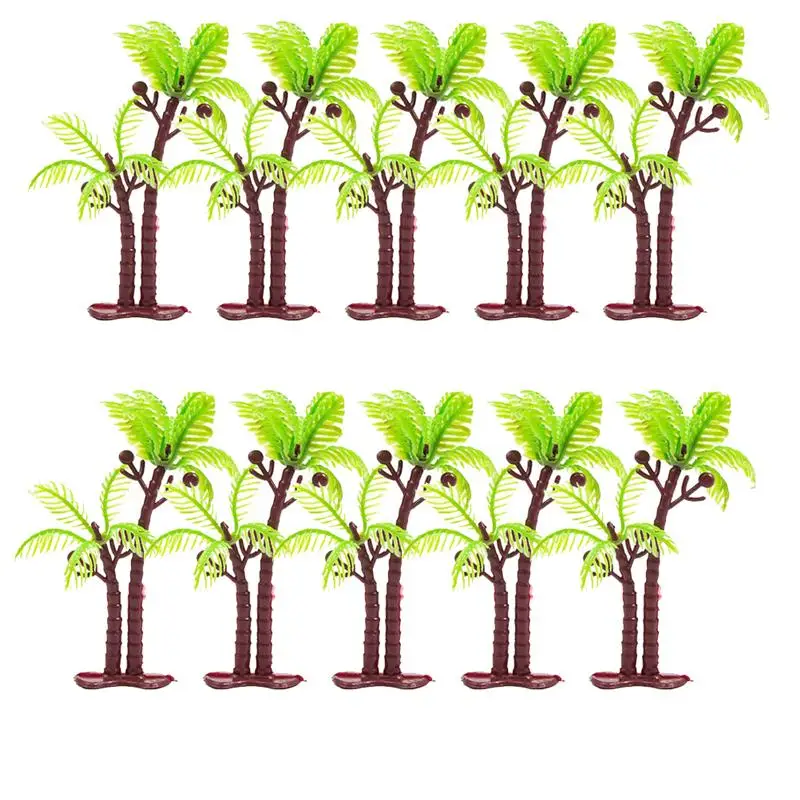 20 штук кокосовой пальмы для торта Уникальный Кекс украшения ко дню рождения и