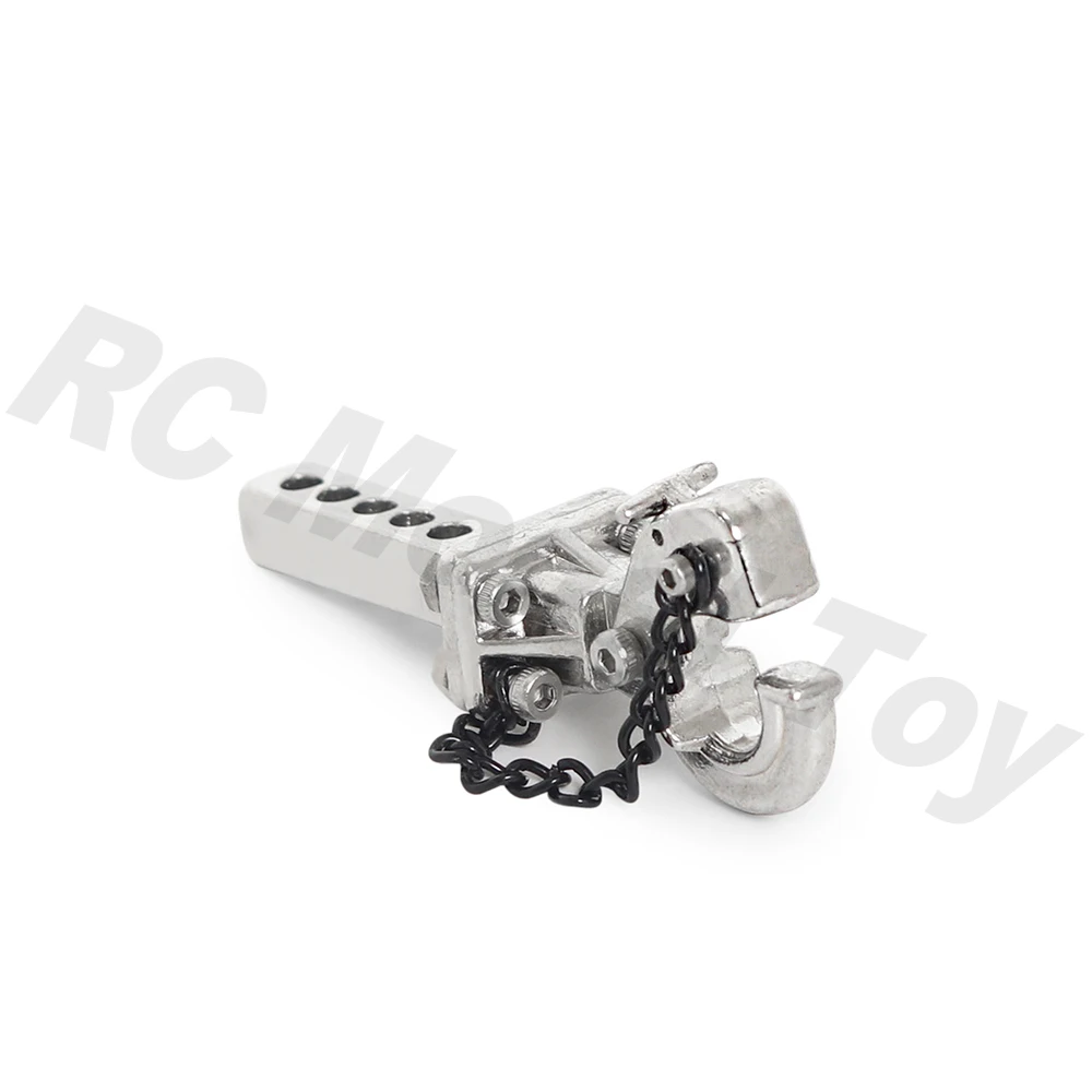 

1/10 Scale Accessories Metal Tow Hook Trailer Hitch for RC Crawler Car TRX4 TRX6 Axial SCX10 90046 GEN 8 86100 03007