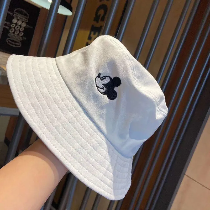

2020 New Mickey Bucket Hats Mickey Women Korean Style Bucket Hat Womens Cotton Women Hats Girl Fisherman Hat Cotton
