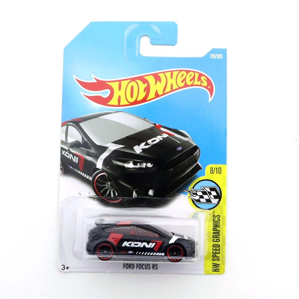 2018 FORD FOCUS RS оригинальные Hot Wheels Mini Alloy Coupe 1/64 металлическая литая модель автомобиля