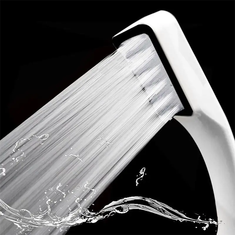 

2pcs Shower Head ABS Plastic Bathroom Shower 300 Holes Water Saving Bathing Water Nozzle