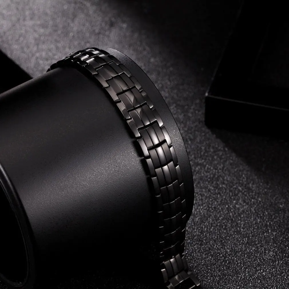 Мода 2018 браслет из нержавеющей стали мужской двухрядный магнитный pulseira feminina bileklik