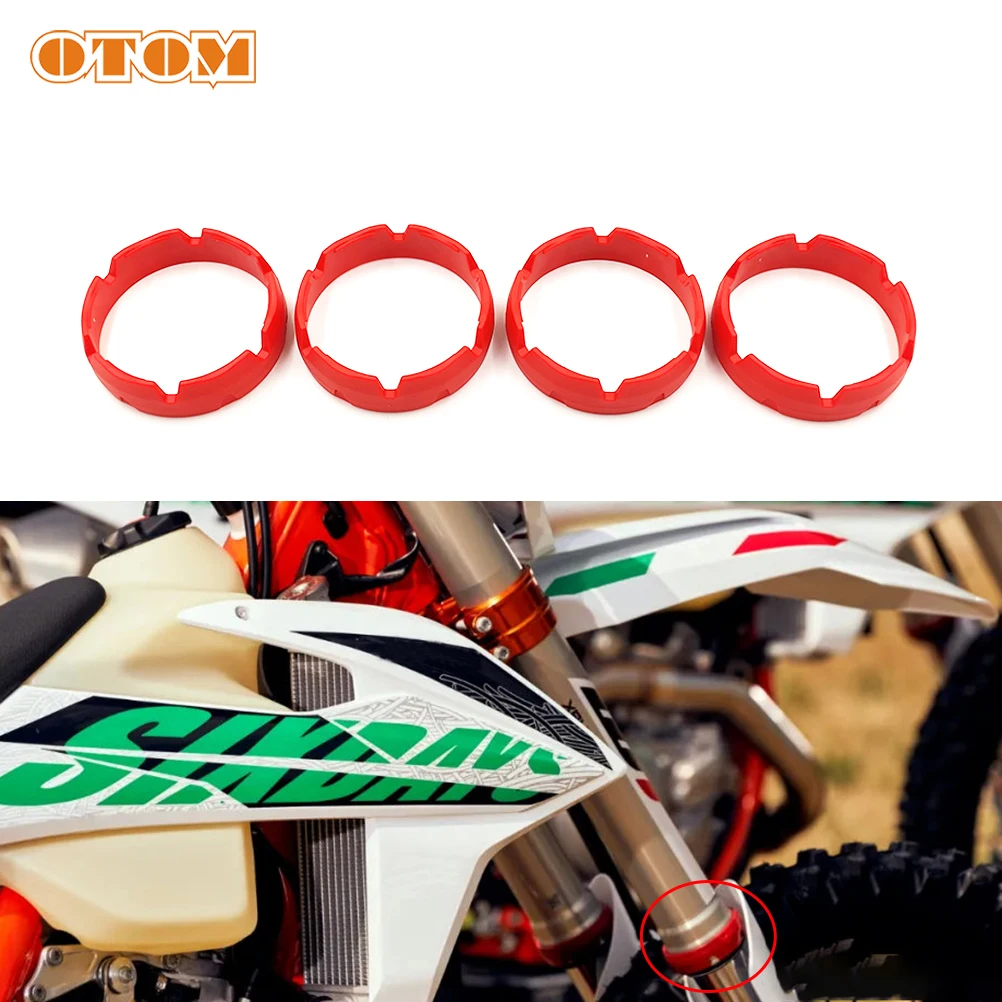 

OTOM Motocross 62mm Front Fork Protection Ring Motorbike Shock Absorber Anti-wear Sleeve 48600698 For KTM SXF EXC XC SMR 125-690