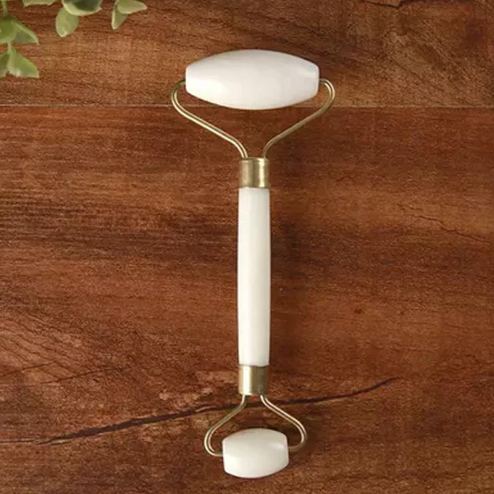 

1 pc New Designed Jade Facial Roller Removable Heads for Face Neck and Eye Massager Anti Aging Beauty Tool