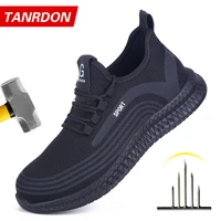 indestructible shoes men women anti smashing steel toe safety boots puncture proof work sneakers breathable shoes zapatos