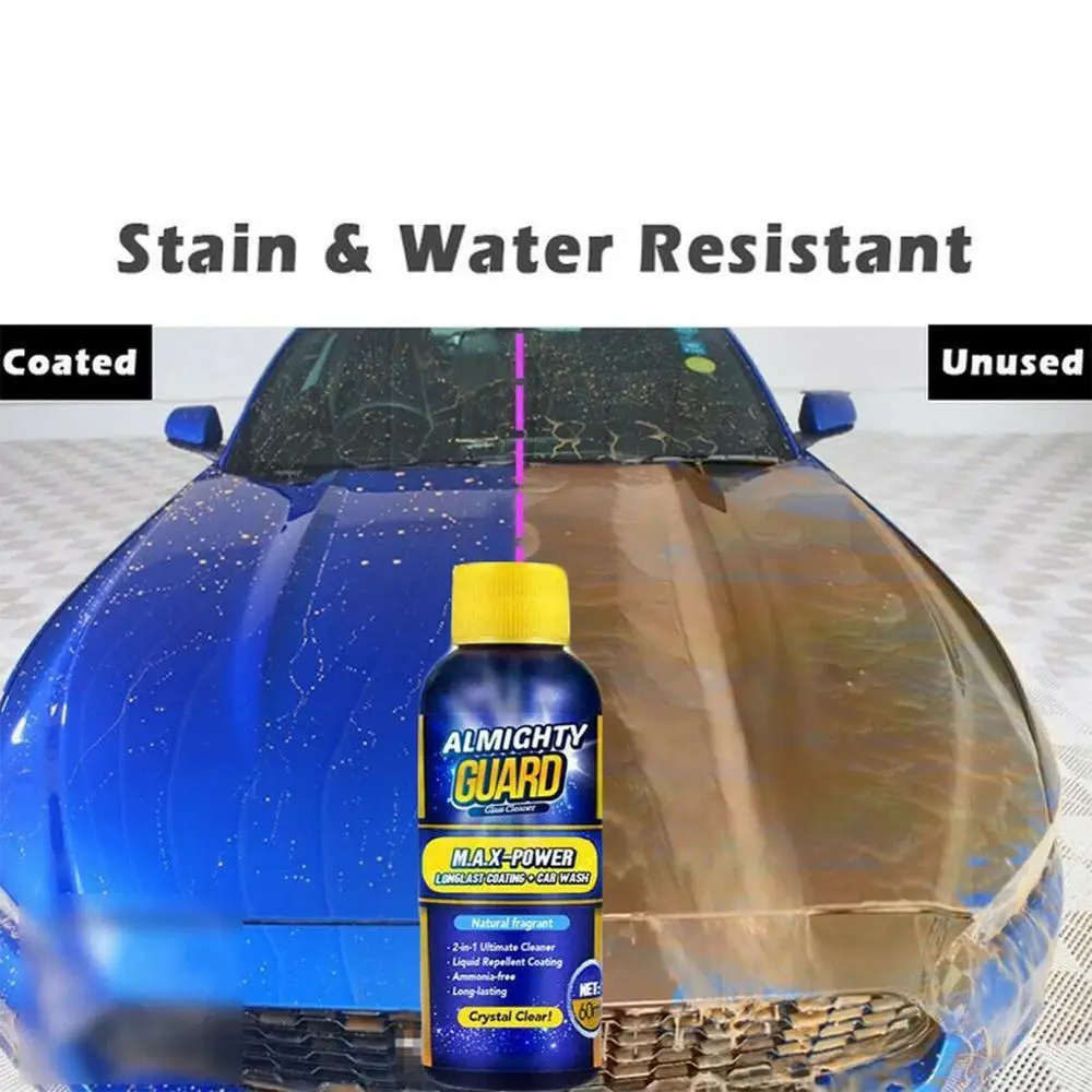 

60ml Almighty Guard Car Glass Cleaner Multipurpose Fine Wiper Stain Remover For Window Cleaning Seminoma Maintenance U5Y2