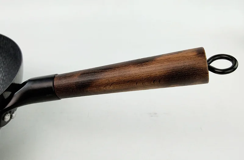 32 см железный горшок без покрытия здоровая сковорода антипригарный Газовая