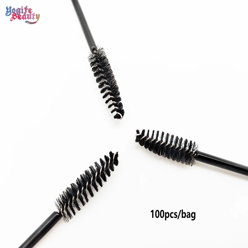 

100pcs/Lot Soft Disposable Eyelash Extension Brush Individual Applicators for Makeup from Yogife Beauty