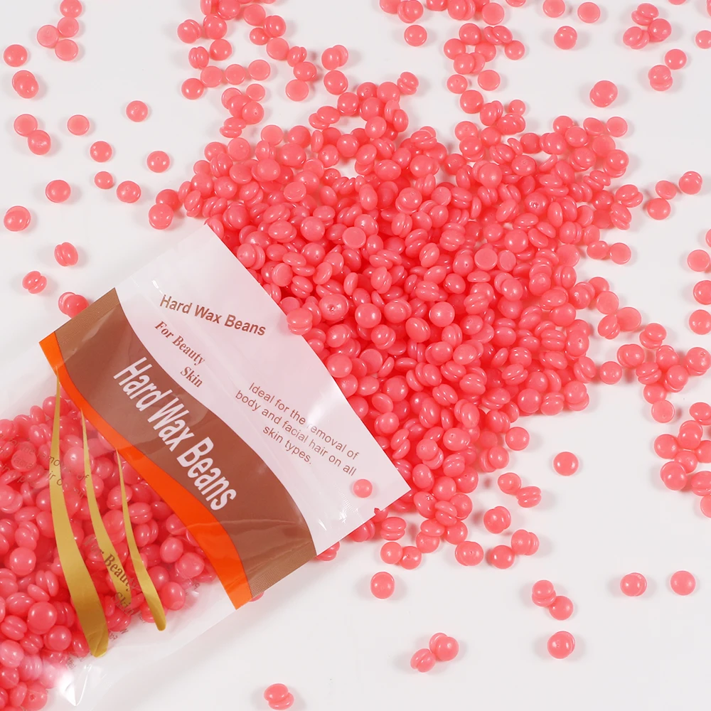 

100g Wax beans No Strip Depilatory Hot Film Hard Wax Pellet Waxing Bikini Face Hair Removal Bean For Women Men