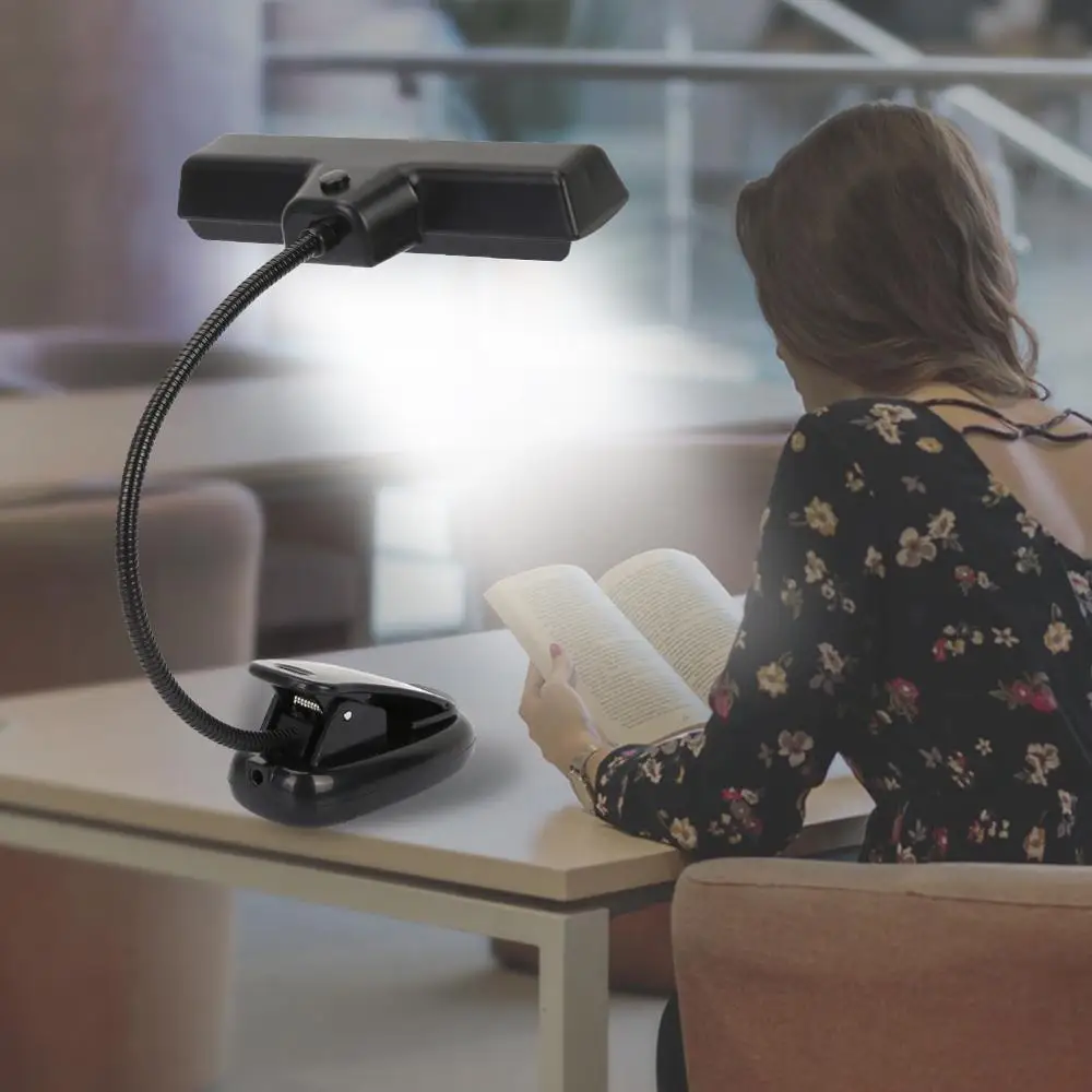 Портативный Гибкий сгибаемый 10 Светодиодный светильник для оркестра пианино