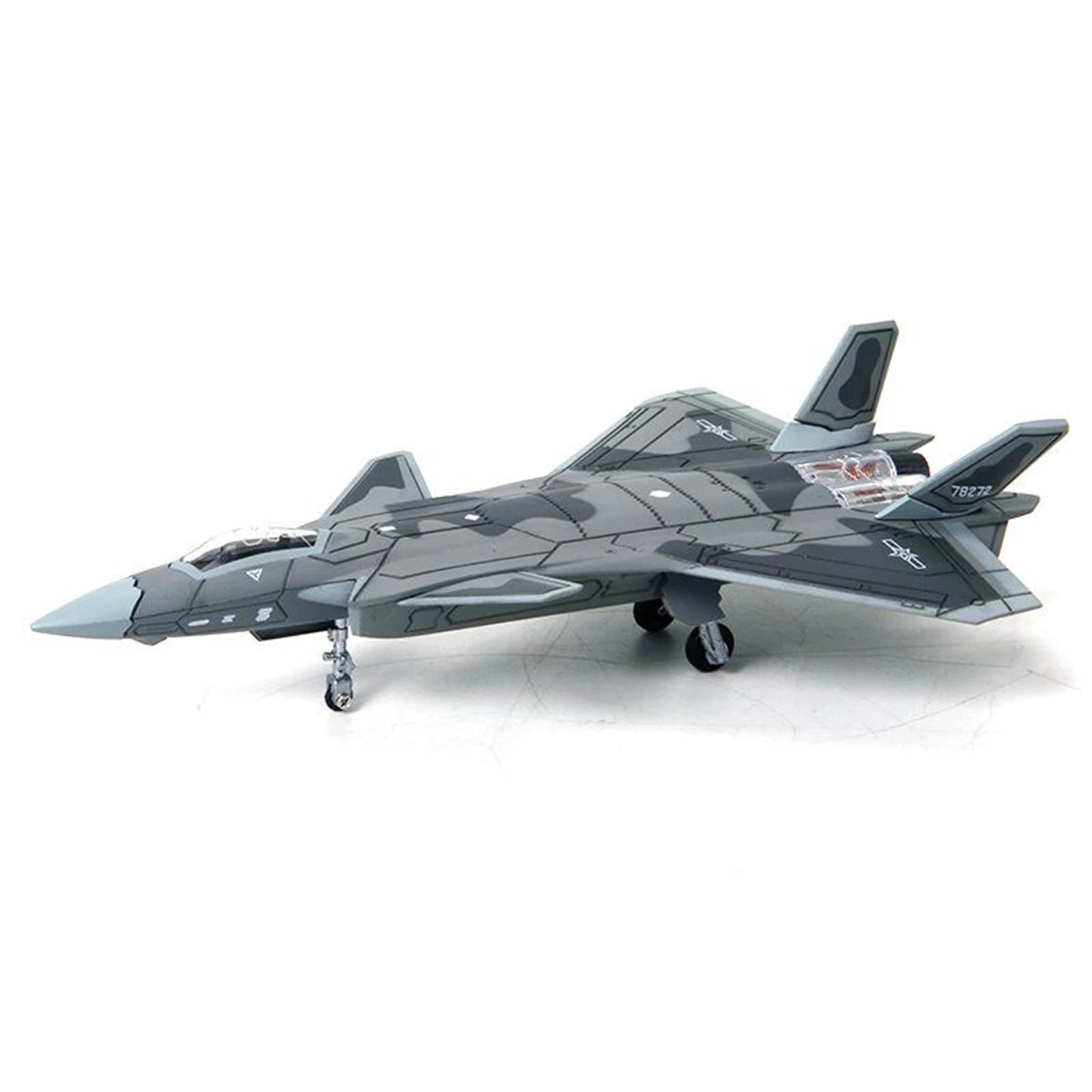 

1:120 Chengdu J-20 Model Aircraft w/ Dispaly Stand Collectables Office Decor