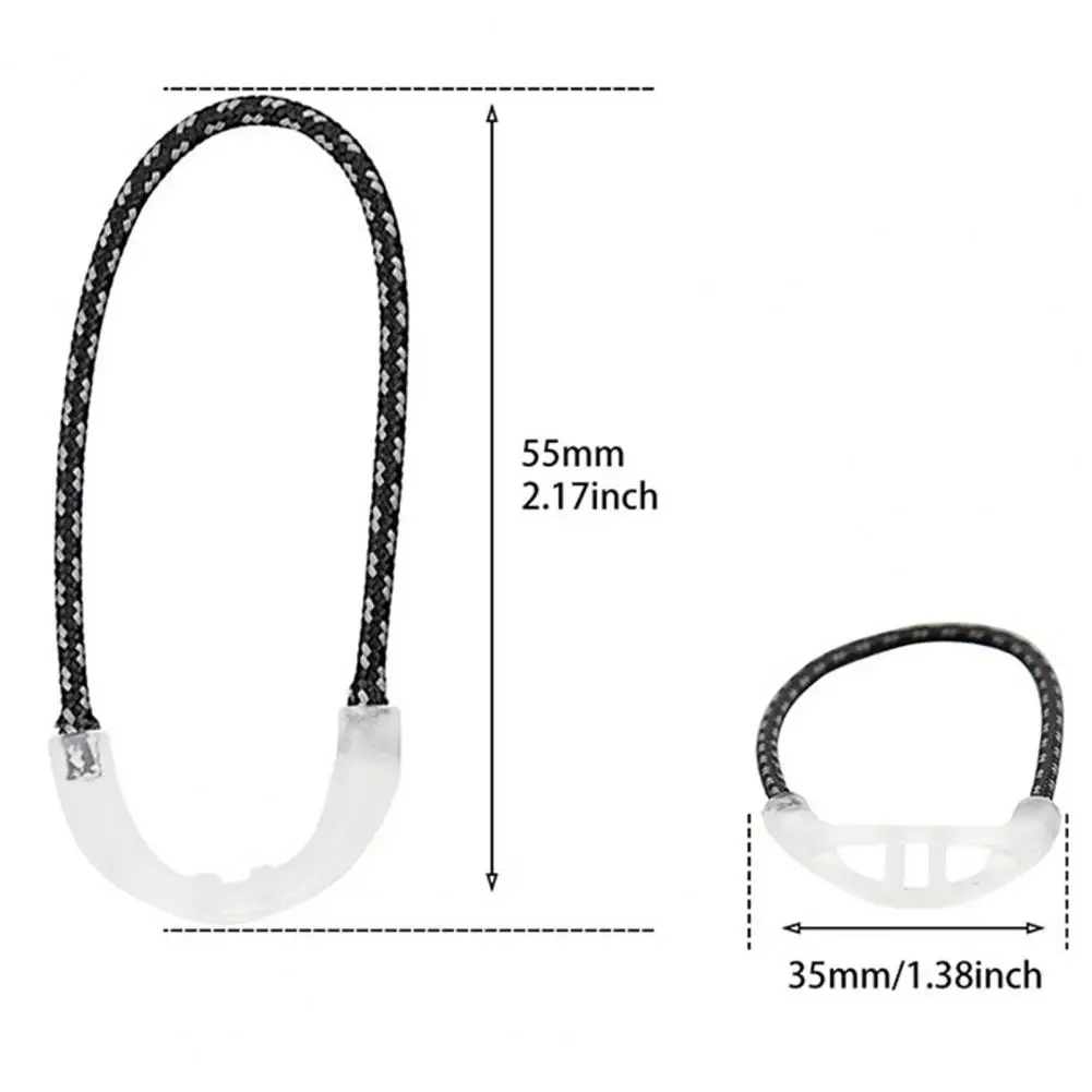 

60%HOT 10Pcs Multifunctional Luminous Zipper Puller Camping Zip Extension Pull Rope for Backpack