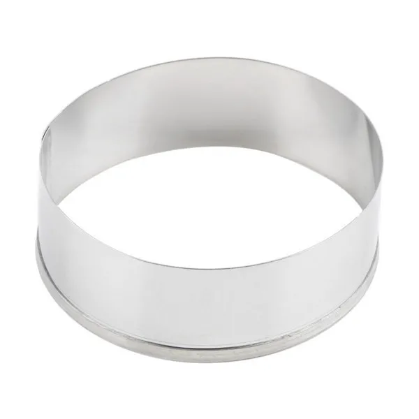 3 шт. с регулируемой окружностью из нержавеющей стали Круглый Круг печенье мусс кольцо для торта Жевательная паста плесень слой слайсер резак для поделок плесень