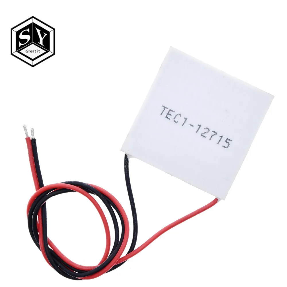 Здорово TEC1-12705 Термоэлектрический охладитель Пельтье TEC1-12706 TEC1-12710 TEC1-12715 40*40 мм 12V Пельтье Elemente модуль - Цвет: TEC1-12715