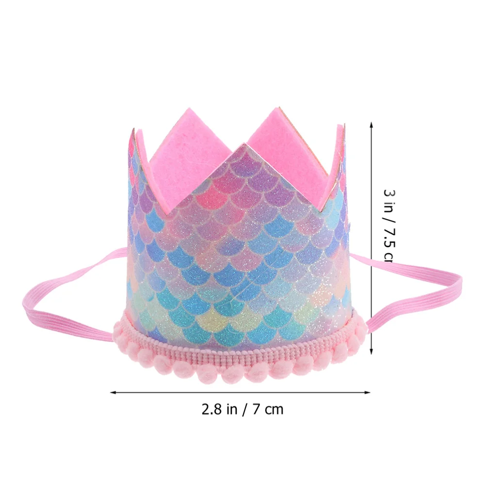 

2PCS Birthday Party Kids Hat Lovely Birthday Hat Colorful Birthday Hat