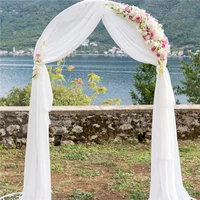 delicate texture lightweight drapery arbor wedding decoration for bridegroom