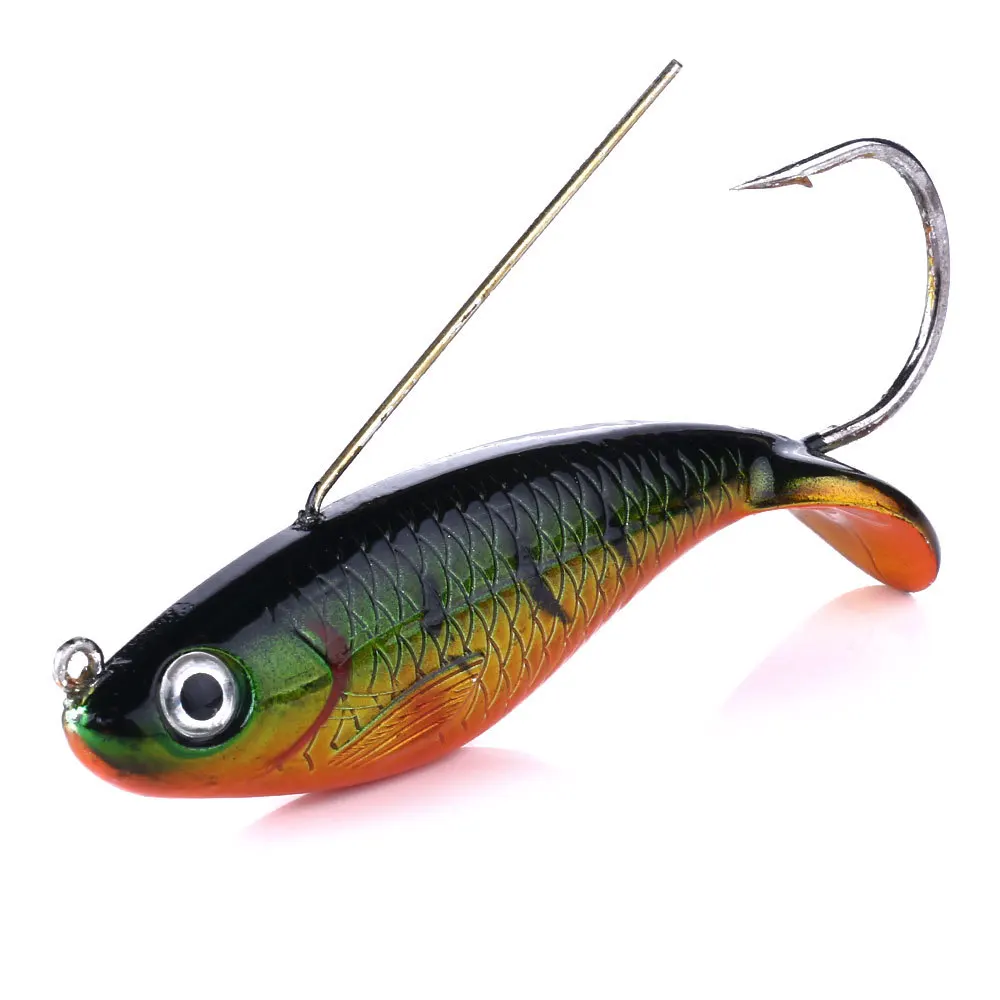 5PCS Fishing Lure 8cm 21g Anti Grass Wobblers ISCA Artificial Hard Bait sinking pesca Laser Body Lifelike Fish Tackle | Спорт и
