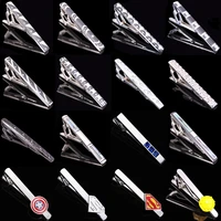 new high fashion brand quality shell crystal tie clip luxury business formal wear wedding mens tie clip wholesale retail