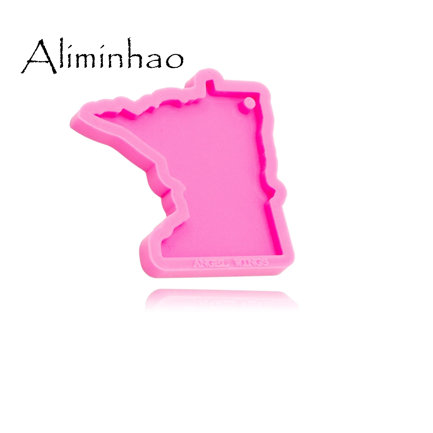 DY0227 Shiny us Minnesota state mold Silicone Molds DIY epoxy mould silicon Resin Crafting molds keychains Moulds | Дом и сад