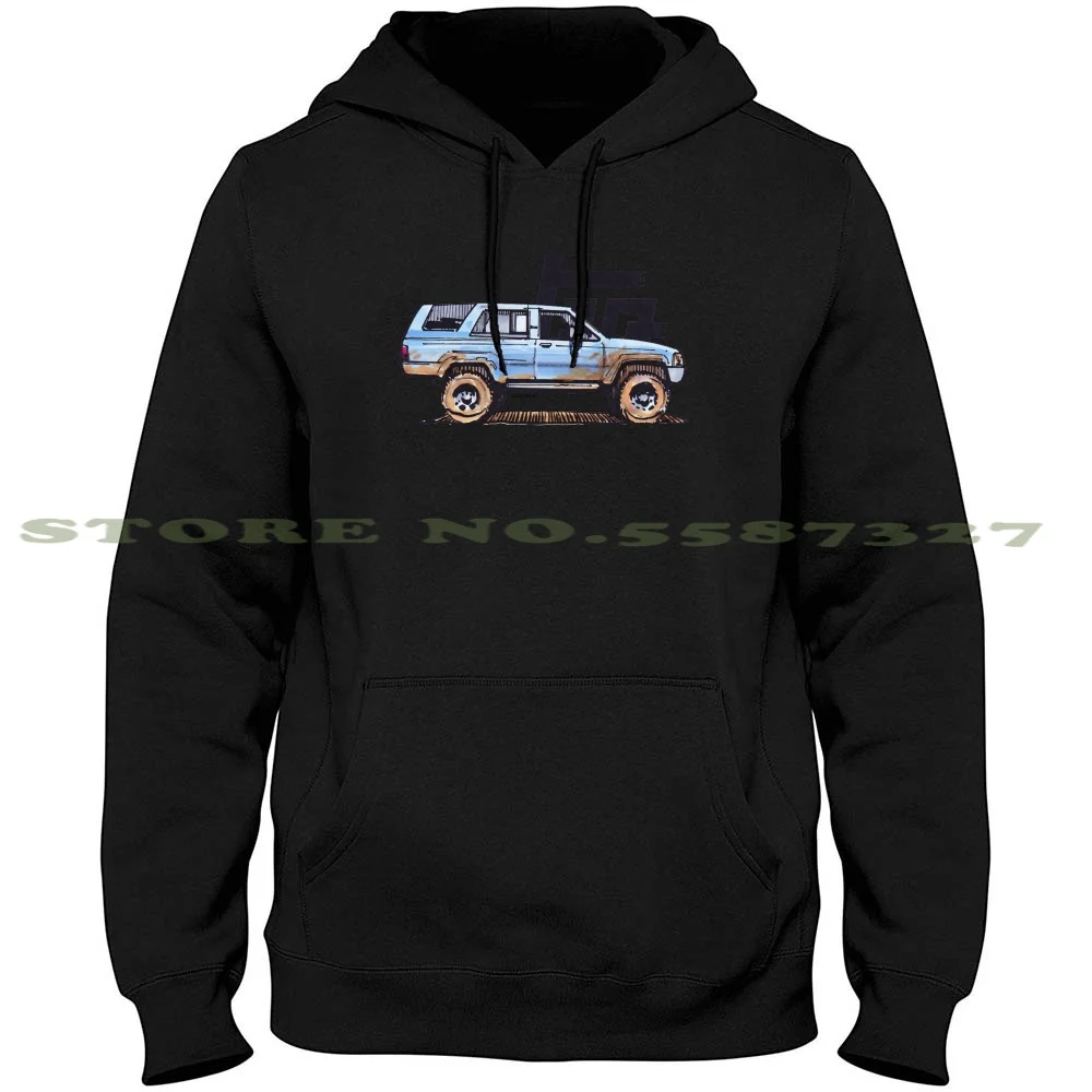 

1st Gen 4runner Trd-Blue Hoodies Sweatshirt For Men Women 4 Runner 4runner Trd Lifted Muddy Dirty Sketch Suv 1st Gen 4 Runner