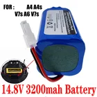 Литий-ионный аккумулятор 14,8 в для робота-пылесоса Ecovacs Deebot N79  N79S  DN622 Eufy Robovac 11  11S  12  15C