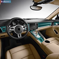 car interior central console gear dashboard panel transparent tpu protective film for porsche panamera 970 2010 2016 accessories