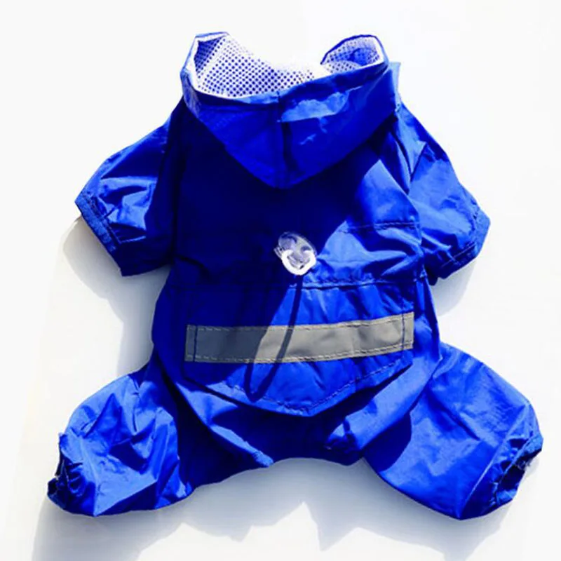 Светоотражающий комбинезон для питомцев дождевик двух футов аксессуары