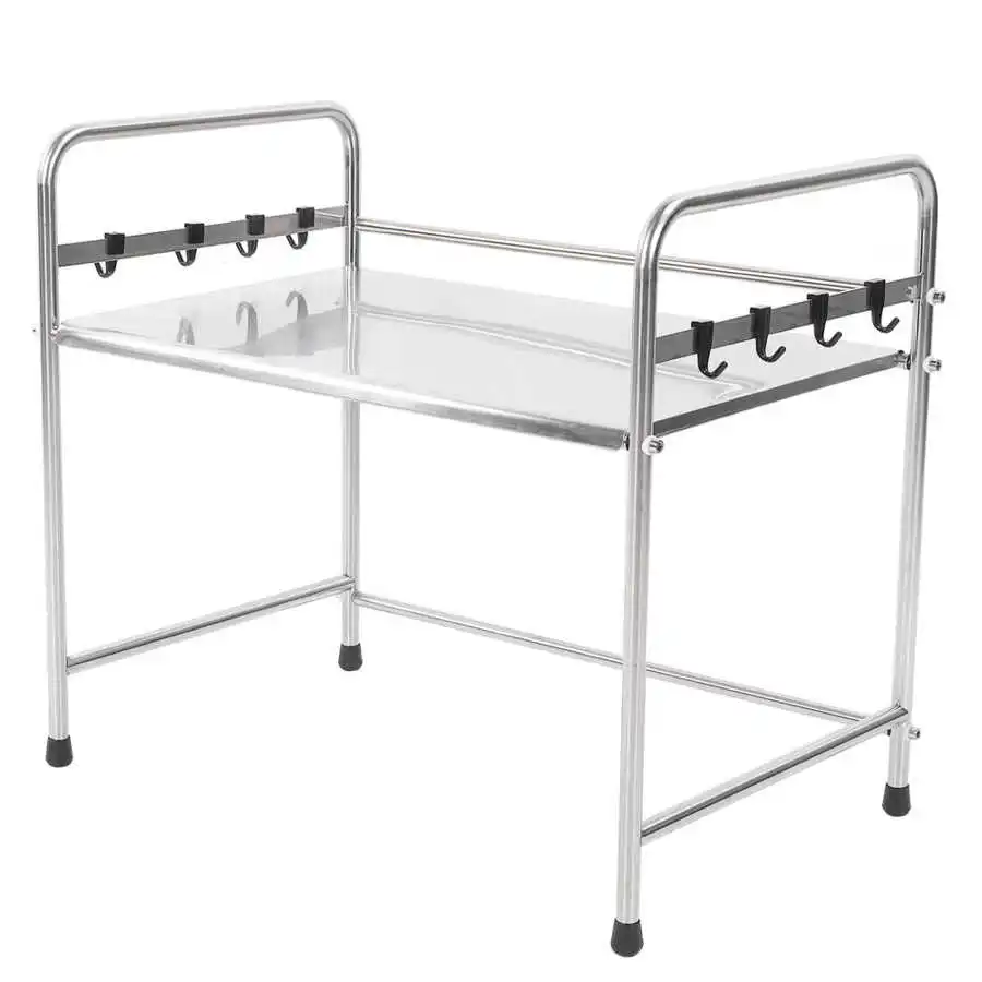 Кухонная стойка для микроволновой печи из нержавеющей стали полка с одним