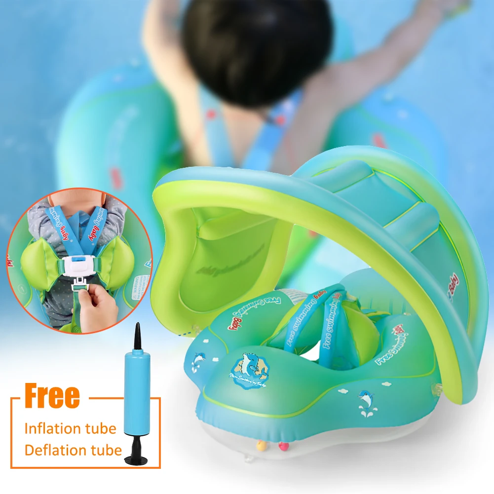 

Swimming Float for Kids Swimming Rings Swimsuits Buoy Swimming Pool Float Beach Sun Protection Accessories for Baby Toy