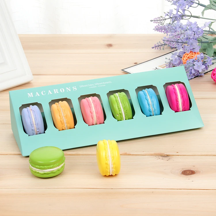 1PCS Creative Macaron Box Exquisite Carton Macaroon Cake Pastry Pineapple Packaging Biscuit Chocolate Bag Nougat Paper | Дом и сад