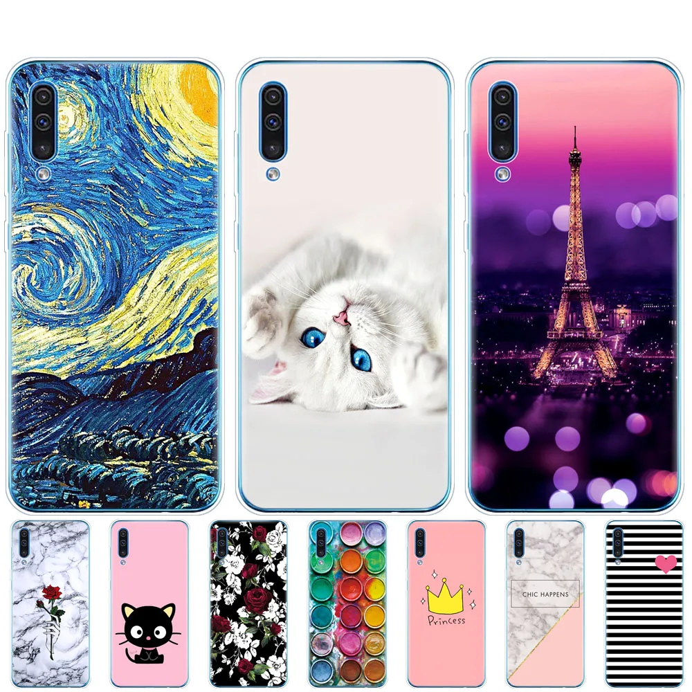 Для Samsung Galaxy A50 чехол coque iPhone X Силиконовая задняя крышка для A505 Кубок A505F SM Мягкий