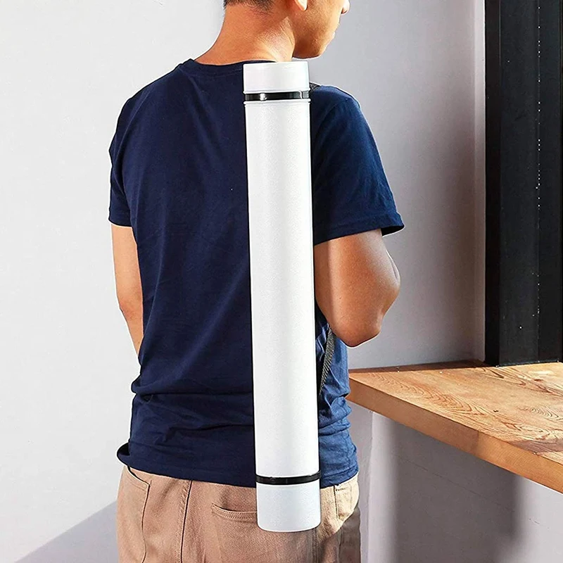 Выдвижной постер трубка плечевой ремень и Ручка Портативный прочный круглый