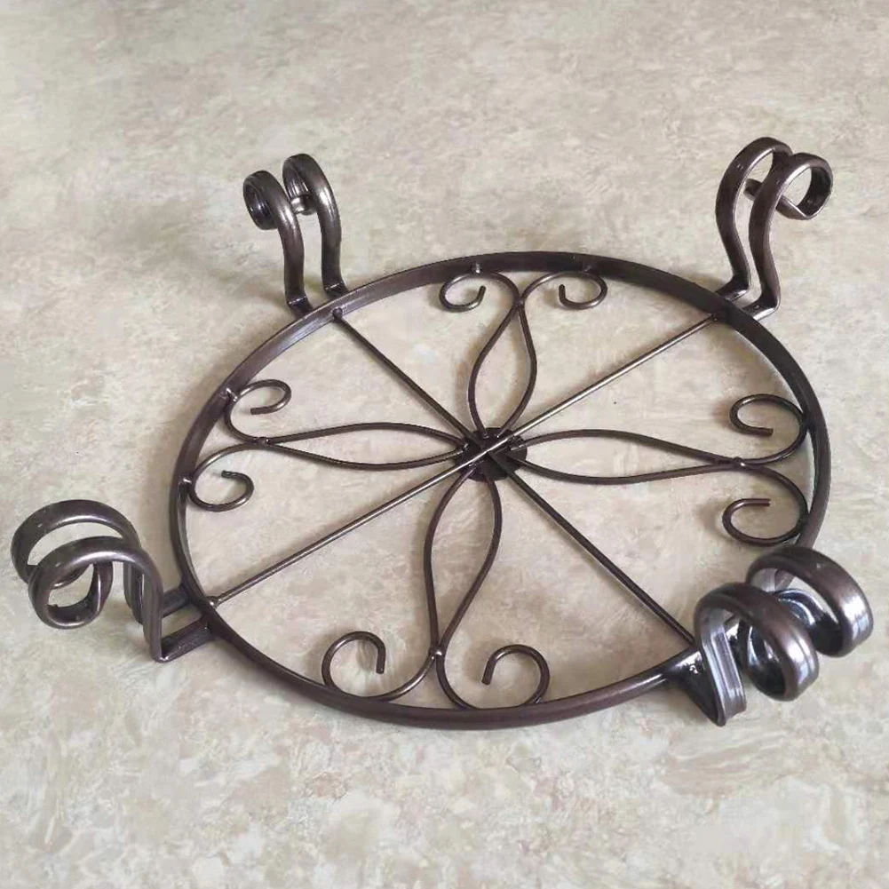 Подставка для горшков контейнер хранения Железный искусства офиса цветочного