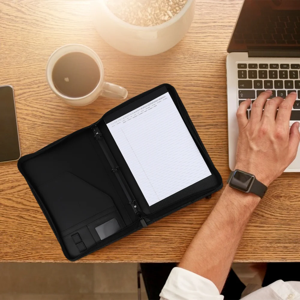 

1pc Practical Document Holder File Folder Organizer A4 Paper Folder for Office