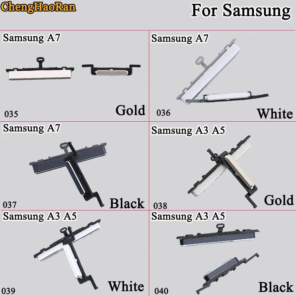ChengHaoRan 1 Набор для Samsung Galaxy A7 A3 A5 чехол телефона гибкий шлейф громкость выключение
