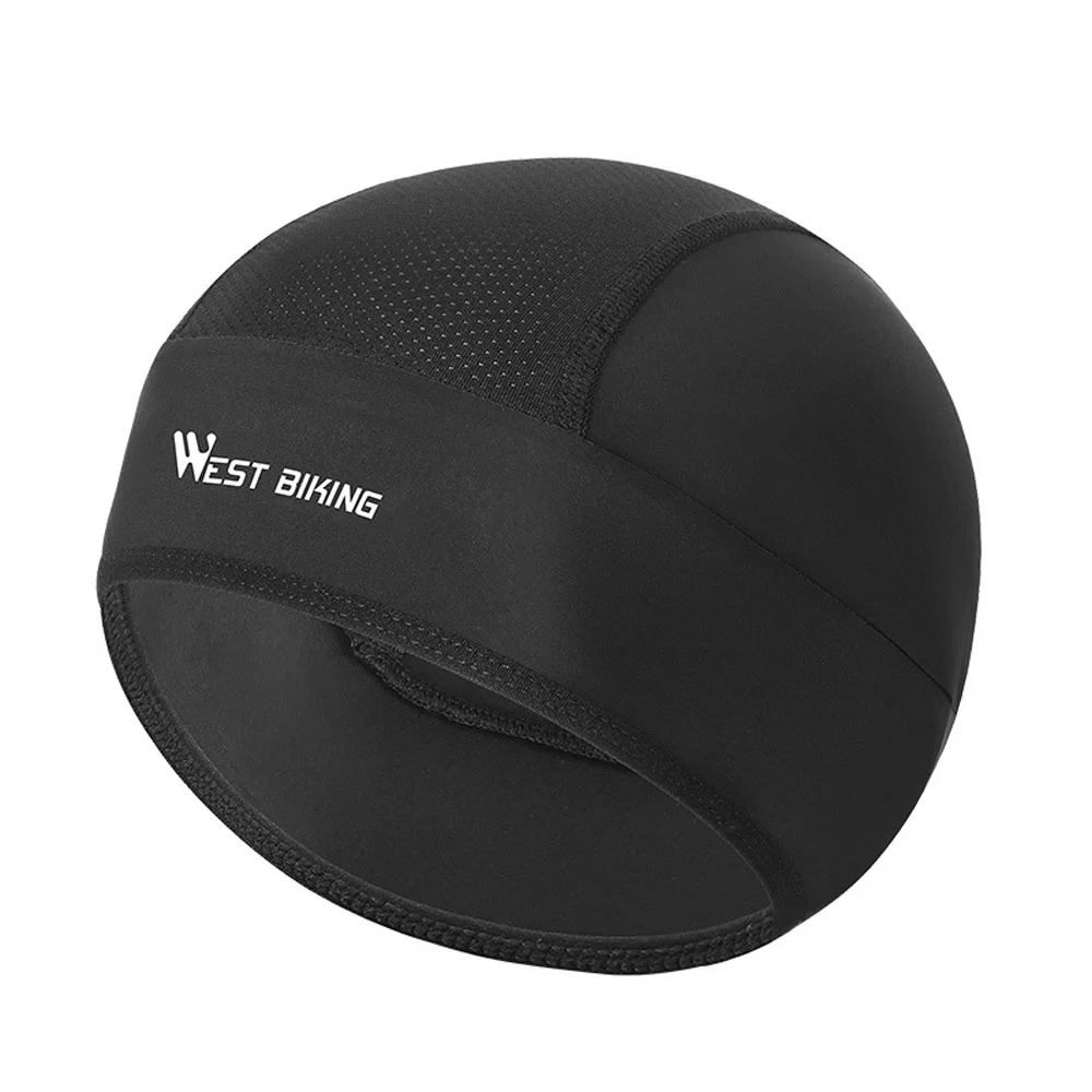 Sunscreen Viscose Fabric WEST BIKING Unisex Summer Riding Cycling Cap Windproof Hood Under-Helmet Hat Spring Sun Protect | Спорт и
