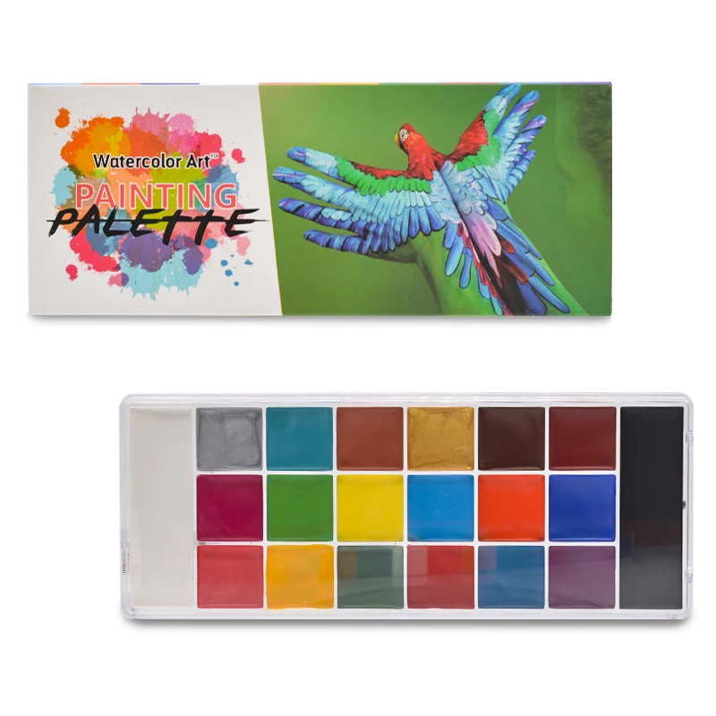 Краска для лица на водной основе 20 цветов|Краска тела| |