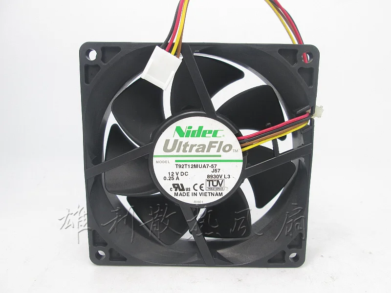 

Новый T92T12MUA7-57 9025 12V 0.25A 9 см ШИМ защиты электродвигателя Вентилятор охлаждения